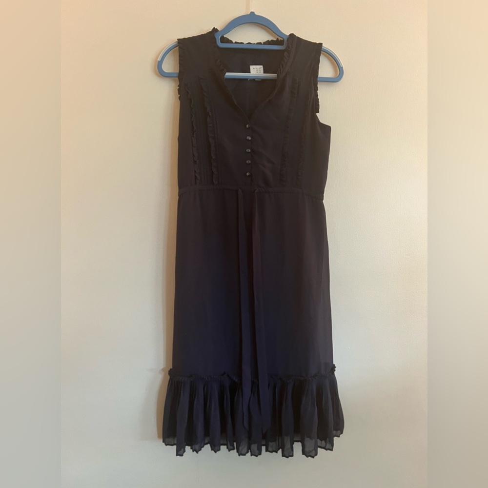 A New Day Navy Blue Midi Dress - XS